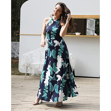 Beautiful Floral Maxi Dress for Summer Weddings and Parties