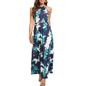 Beautiful Floral Maxi Dress for Summer Weddings and Parties