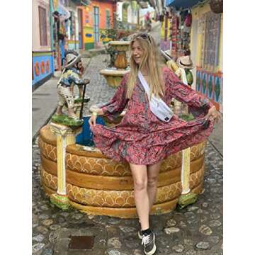 Vibe Festival Gear Fanny Pack for Men Women - Solid Color - White Fanny Pack - Cute Waist Bag for Festival Rave Hiking Running Cycling