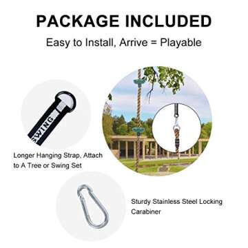 Durable Homcosan Tree Swing Set for Outdoor Fun