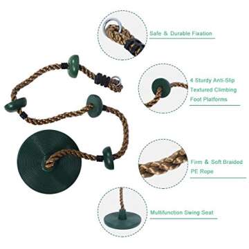 Durable Homcosan Tree Swing Set for Outdoor Fun