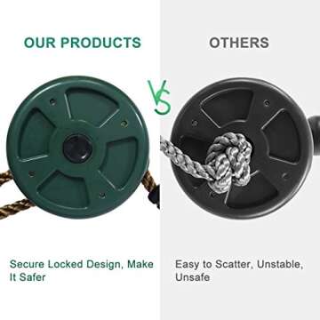 Durable Homcosan Tree Swing Set for Outdoor Fun