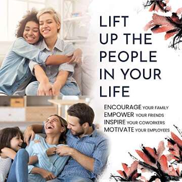 Natural Bath Bombs Gift Set with Inspirational Quotes for Women