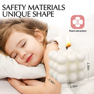 Stylish Bubble Soy Wax Candle for Home Decor and Gifts