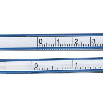 uxcell Flexible Ruler 24 Inch 60cm Curve Ruler for Engineering Drawing, Design Graphics, Garment Design