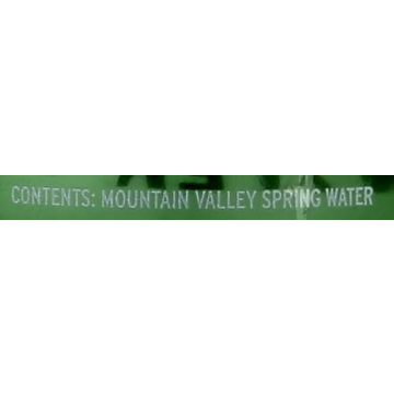 Mountain Valley Spring Water in Eco-Friendly Glass Bottles