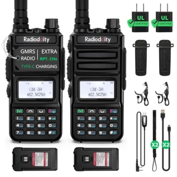 Reliable Radioddity GM-30 GMRS Handheld Radio Duo - Versatile Communication for Outdoor Adventures