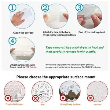 OAPRIRE 9 Inch Floating Wall Shelves Set of 2 - Personalize Expand Wall Space - Acrylic Small Wall Shelf for Bathroom, Bedroom, Living Room, Office, with Cable Clips - Clear Green