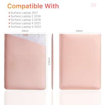 WALNEW 13.5" Sleeve for 13.5 Inch Microsoft Surface Laptop 5/4/3/2/1(2022/2021/2019/2018/2017 Releas...