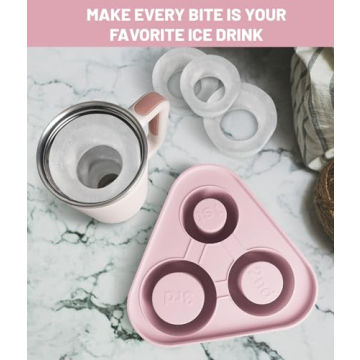 Ice Cube Tray for Stanley Tumbler Cup - Rose Quartz Pink