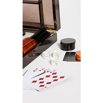 Stylish Lucite Poker Set for Elegant Game Nights