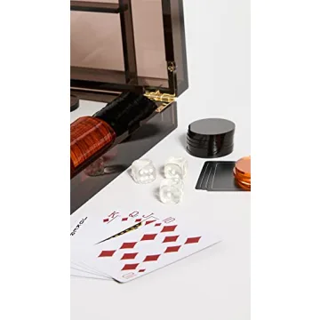 Stylish Lucite Poker Set for Elegant Game Nights