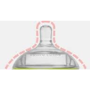 Comotomo Bottle Set - Pink Baby Bottle Plus Medium Flow Nipples