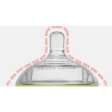 Comotomo Bottle Set - Pink Baby Bottle Plus Medium Flow Nipples