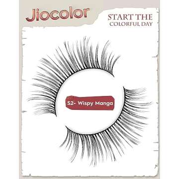 Achieve Stunning Eyes with Mink Lashes Natural Look Wispy Eyelashes - 7 Pairs S2