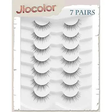 Jiocolor Natural Look Mink Lashes - 9mm Wispy Volume