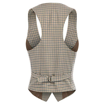 GRACE KARIN Women's Vintage Plaid Vest for All Occasions