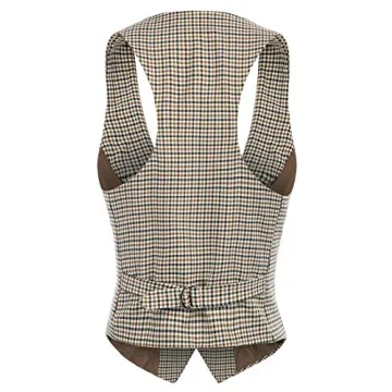 GRACE KARIN Women's Vintage Plaid Vest for All Occasions