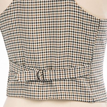GRACE KARIN Women's Vintage Plaid Vest for All Occasions
