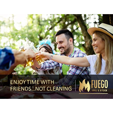 Fuego Heavy Duty Nonstick Grill Mats Set for BBQ Oven Smoker