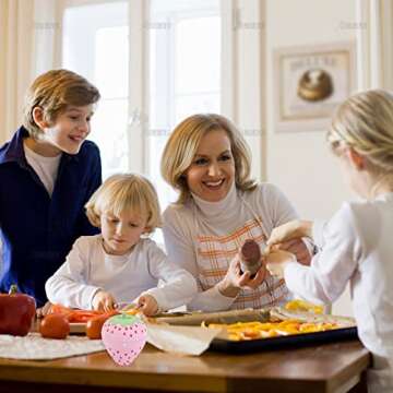 AUEAR, Cute Kitchen Cookie Timer Kawaii Fruit Strawberry Shape Mechanical Timer for Kitchen Alarm Home Desktop Decor