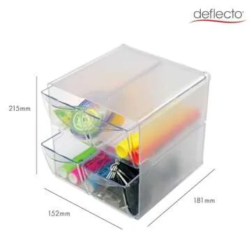 Deflecto Stackable Cube Organizer 6" x 6" x 7.5"
