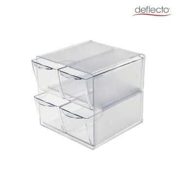 Deflecto Stackable Cube Organizer 6" x 6" x 7.5"