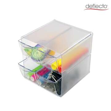 Deflecto Stackable Cube Organizer 6" x 6" x 7.5"