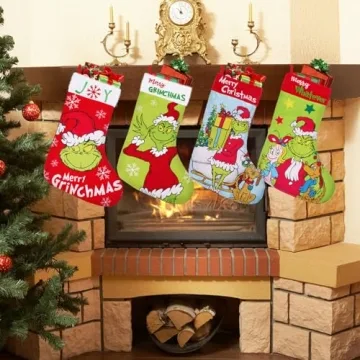 GYGOT 4 Pack Christmas Stockings - Perfect Holiday Decor