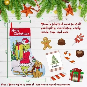 GYGOT 4 Pack Christmas Stockings - Perfect Holiday Decor