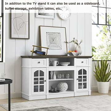 Stylish Farmhouse TV Stand for 65 inch TVs