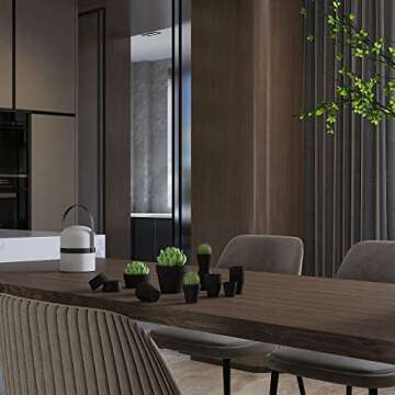 27 Pcs Small Mini Black Clay Pots 2.1'' Terracotta Pot Clay Ceramic Pottery Planter Cactus Flower Pots Succulent Nursery Pots- Great for Window Boxes, Cactus, Plants, Crafts, Wedding Favors