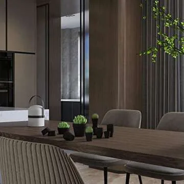 27 Pcs Small Mini Black Clay Pots 2.1'' Terracotta Pot Clay Ceramic Pottery Planter Cactus Flower Pots Succulent Nursery Pots- Great for Window Boxes, Cactus, Plants, Crafts, Wedding Favors