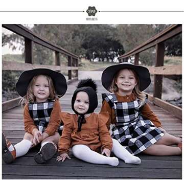 voqoomkl Twin Newborn Clothes Orange Baby Onesie Girl Bodysuit Infant Tracksuit