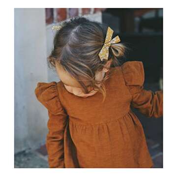 voqoomkl Twin Newborn Clothes Orange Baby Onesie Girl Bodysuit Infant Tracksuit