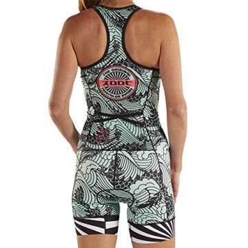 Zoot Women's LTD Triathlon Suit - Tri Racesuit with Primo Fabric and Two Pockets (Tokyo, X-Small)