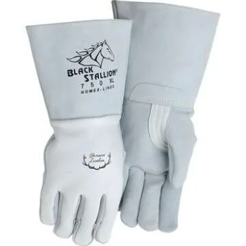 Black Stallion 750 Elkskin Welding Gloves for Safety & Comfort