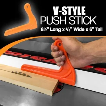 5-Piece Safety Woodworking Push Block and Stick Set