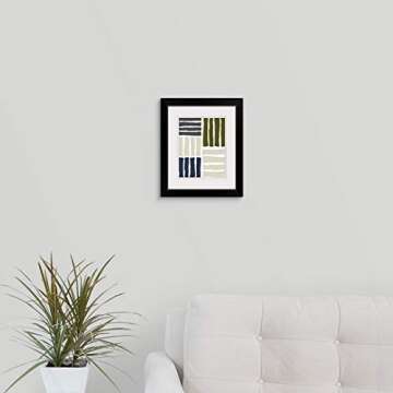 Great Big Canvas The Novogratz Photographic Standard Black Wall Art Entitled Lines in Neutral Framed Print, 10x12, Multicolored