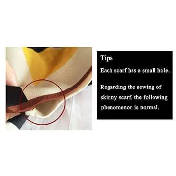 GERINLY Leopard Neck Tie Chic Skinny Scarf Hairband Stylish Purse Scarf Leopard Accessory (Color1)