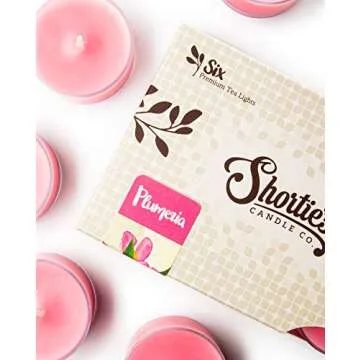 Pure Plumeria Tealight Candles - Perfect for Any Occasion