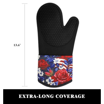 Premium Heat-Resistant Silicone Oven Mitts for All Cooking