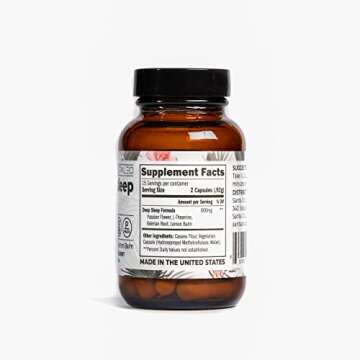 Santa Cruz Paleo L-Theanine Supplement for Relaxation and Sleep Support with Lemon Balm, Valerian Root, Passion Flower, Gluten Free, Keto, Sugar Free, Paleo, 600mg Formula, 15 Servings, 30 Capsules