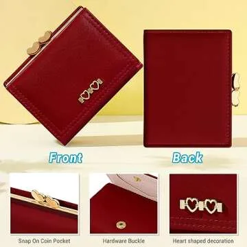 Cute YINHEXI Small Wallet for Women - Functional Elegance