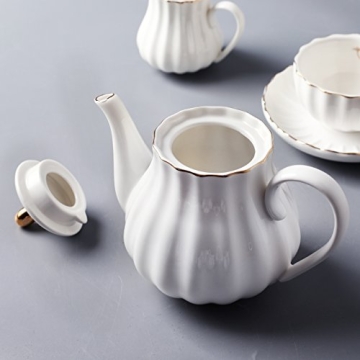 Porcelain Tea Set British Royal Series for Elegant Gatherings