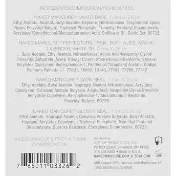 ZOYA Mini Pro Kit Coat, Assorted,0.25 Fl Oz (Pack of 9)