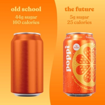 Poppi Sparkling Prebiotic Soda with Apple Cider Vinegar