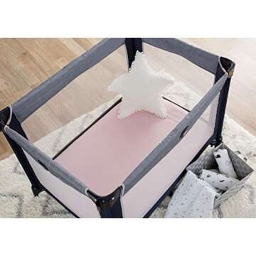 American Baby Company Fitted Pack N Play Sheet 2 Pack