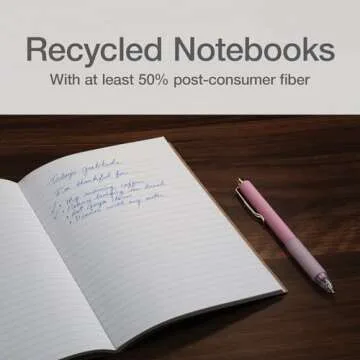 Oxford Composition Notebook 6 Pack,Notebooks for School, School Supplies, School Journal, Comp Book, College Ruled Paper, 5.75 x 8 Inches, Small Size, 60 Sheets, Kraft Covers (63831)