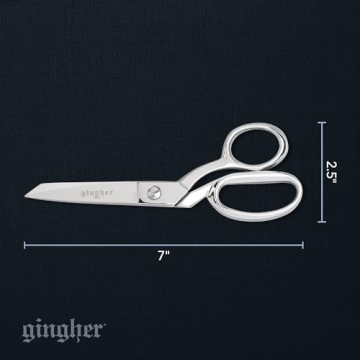 Gingher 7" Stainless Steel Knife Edge Fabric Scissors